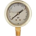 Engineered Specialty Products, Inc PIC Gauges 2.5" Forged Brass Pressure Gauge, 1/4" NPT, 0/5000 PSI, Glycerine Filled, LM, 601L-254R 601L-254R
